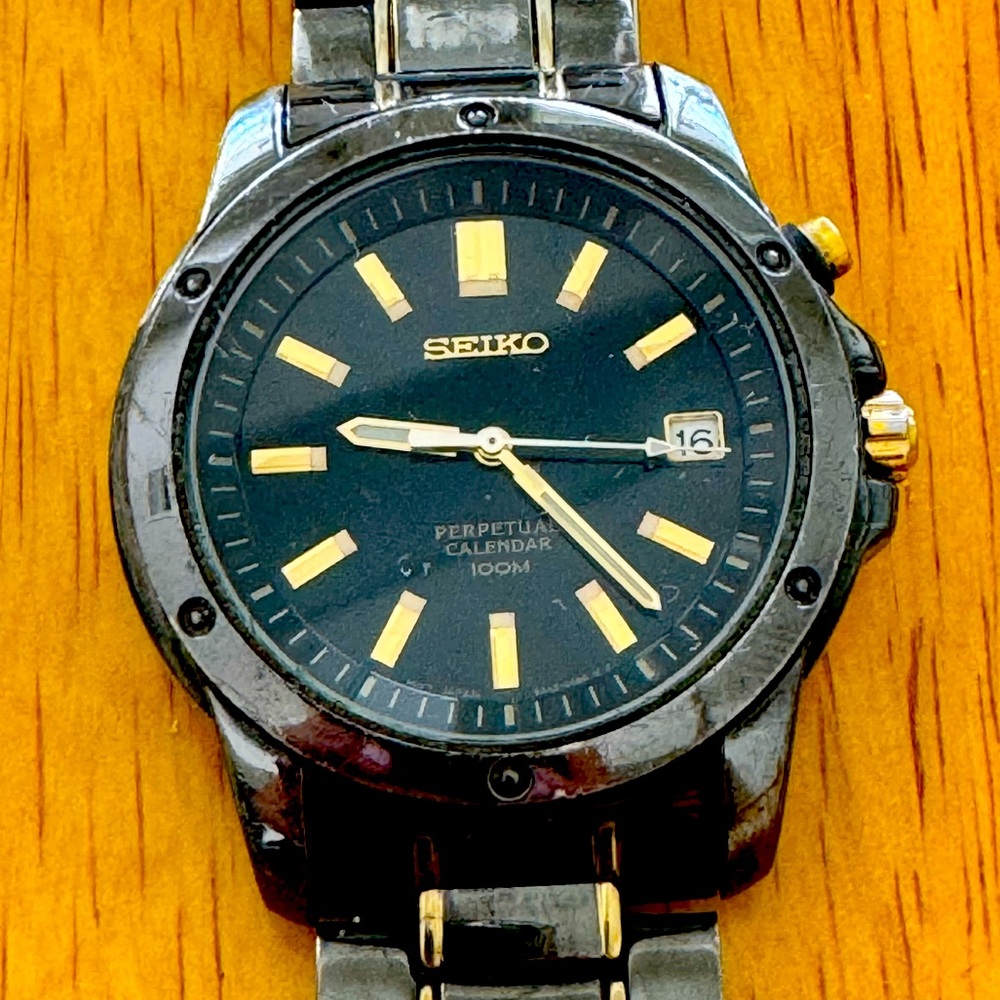 Seiko Men’s Perpetual Calendar 100M Watch